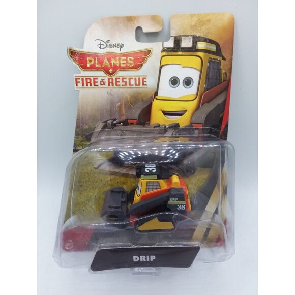 Disney Planes Fire & Rescue Drip Skid Steer Loader Diecast Mattel 2014 - Picture 7 of 7